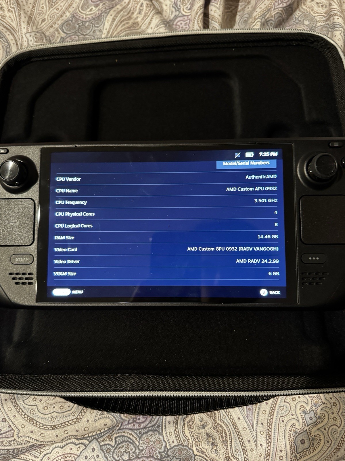 Valve Steam Deck OLED 512GB Black Handheld Console