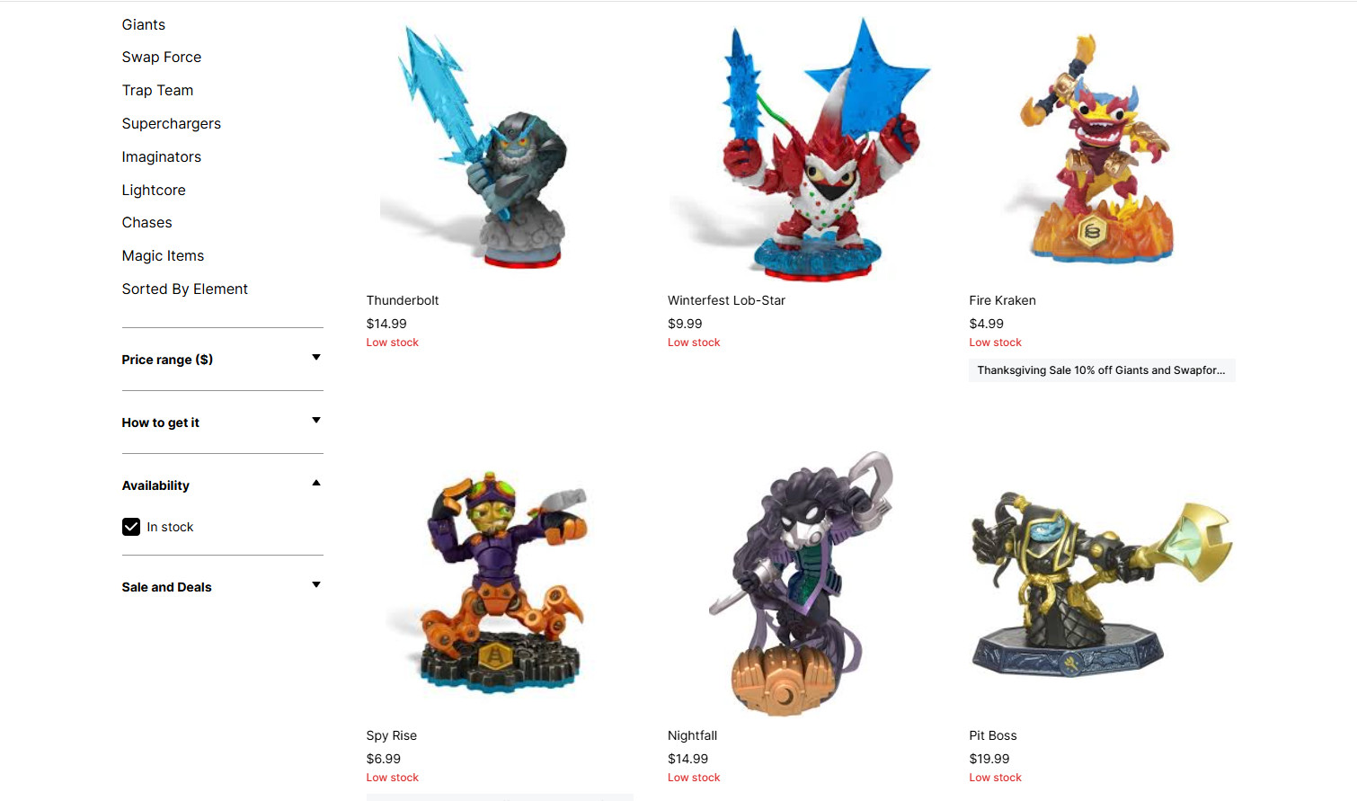 The Skylanders Outlet, hundreds of figures from SSA-IMAGINATORS, Tested.