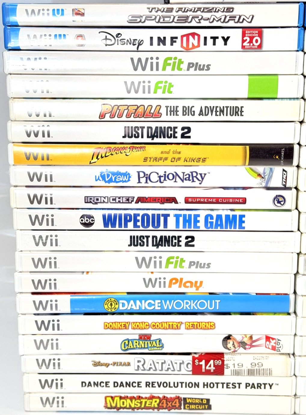 [NINTENDO] Bulk Lot Of (64) Nintendo Games – Wii, Wii U, Nintendo DS, Wholesale