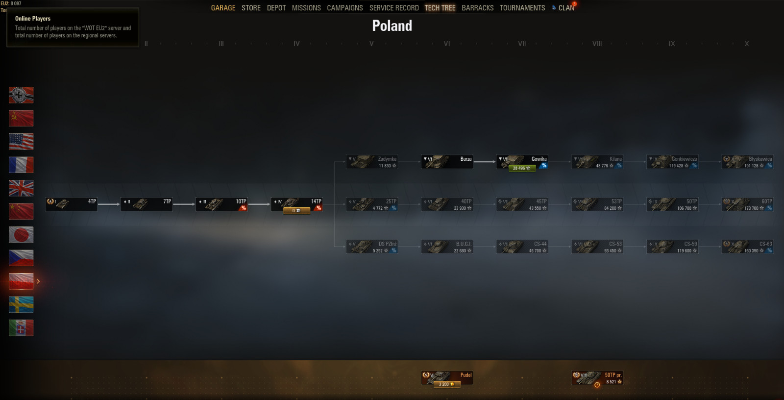 World of Tanks Account a lot of premiums Tier X