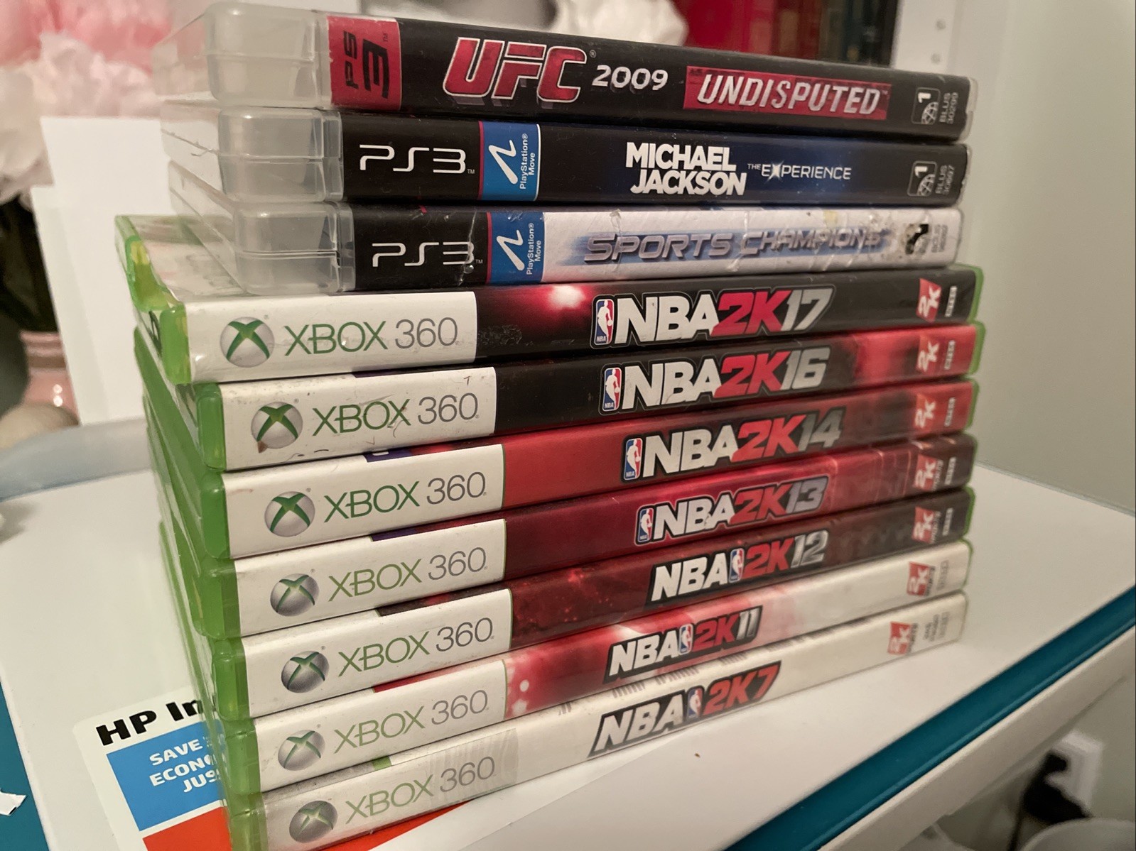 10 Game Mixed Lot For PS3 & XBOX 360 (7 Games From The NBA 2K Series)