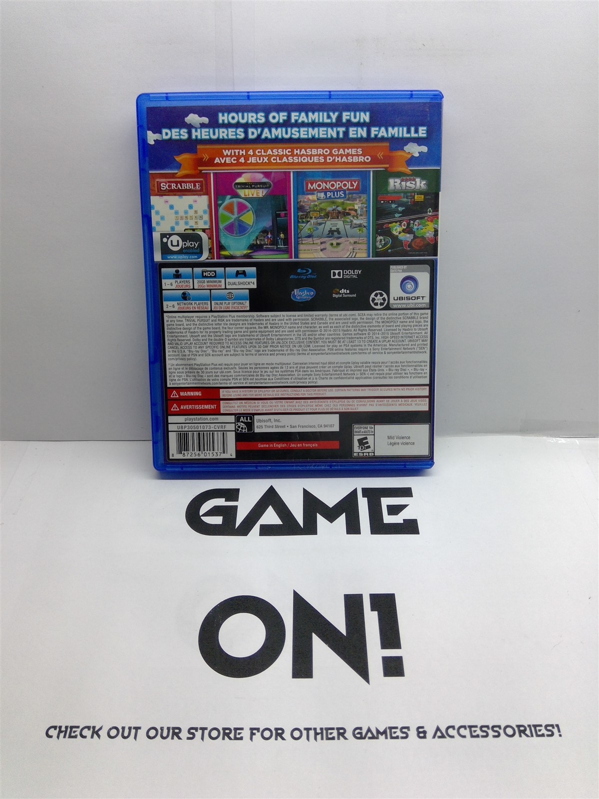 Hasbro Family Fun Pack (PlayStation 4) Clean – LN Disc – Fast Free Ship