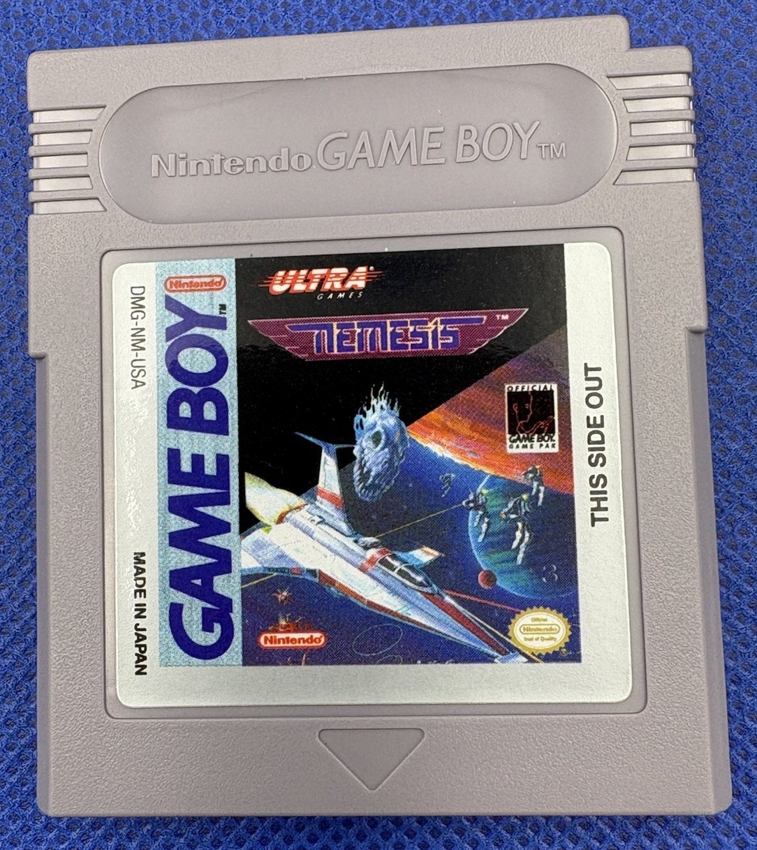 Nemesis (1990) Nintendo Game Boy CIB Made in Japan by Ultra Games
