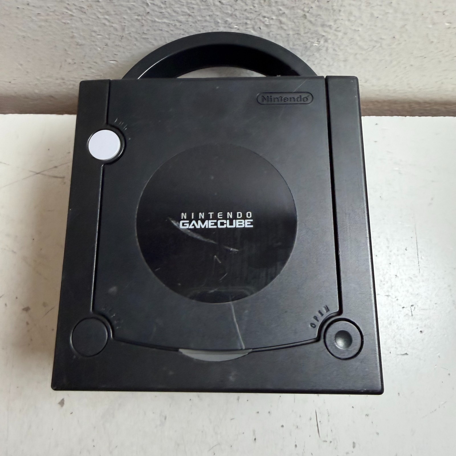 Nintendo GameCube DOL-101 Black 480p 128-bit Video Game Console – For Parts