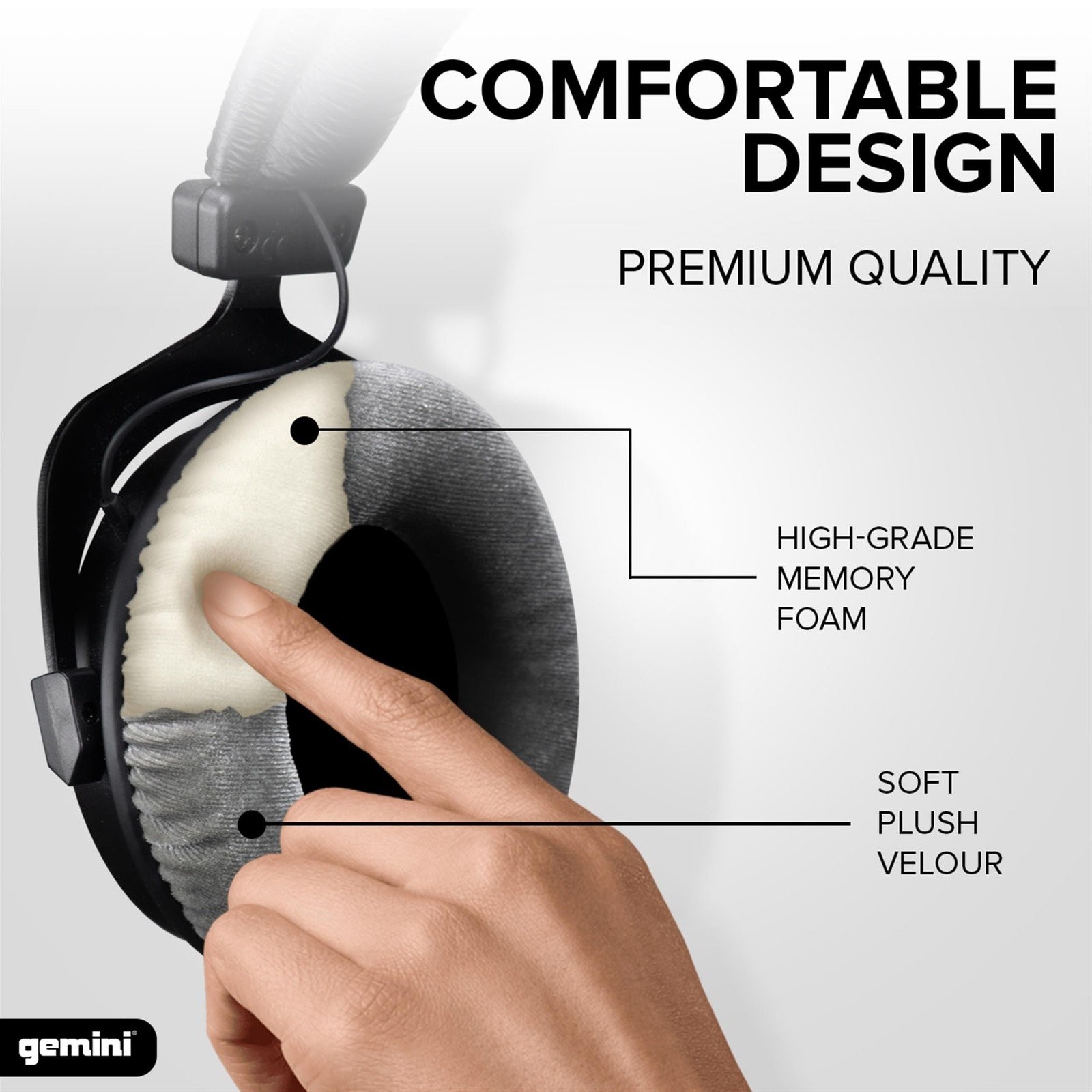 Gemini Sound DJ Equipment Mixing Headset System DJX-1000 Ultimate Over Ear…