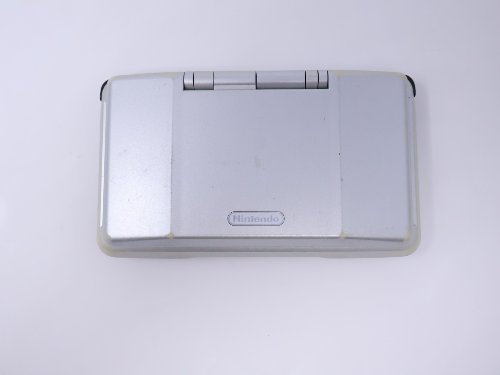 Nintendo DS Handheld Console Tested Working Titanium Silver w/ Charger & Stylus