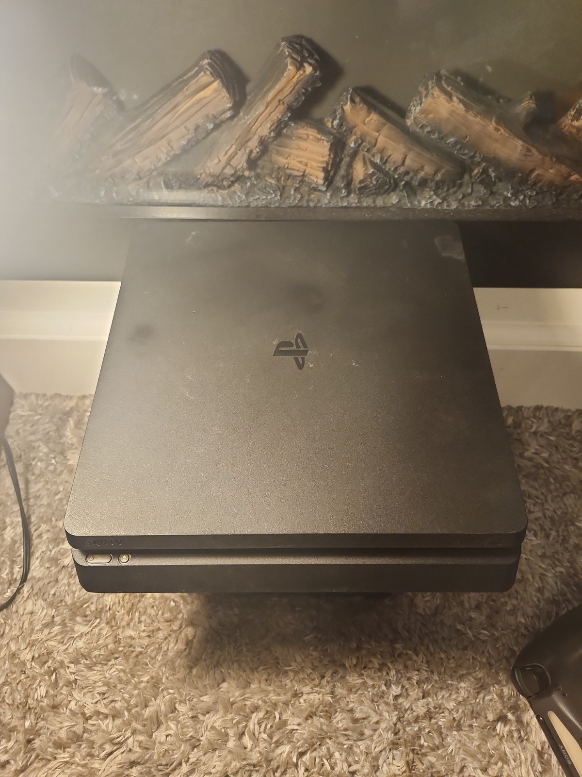 Sony PlayStation 4 PS4 500GB Black Console 2 Controllers & Cables Tested Works