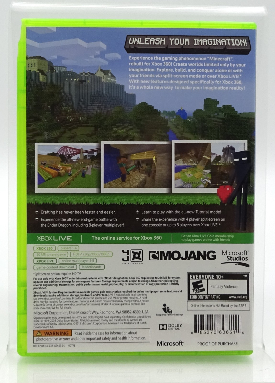 Minecraft Microsoft Xbox 360 Edition Mojang 2013