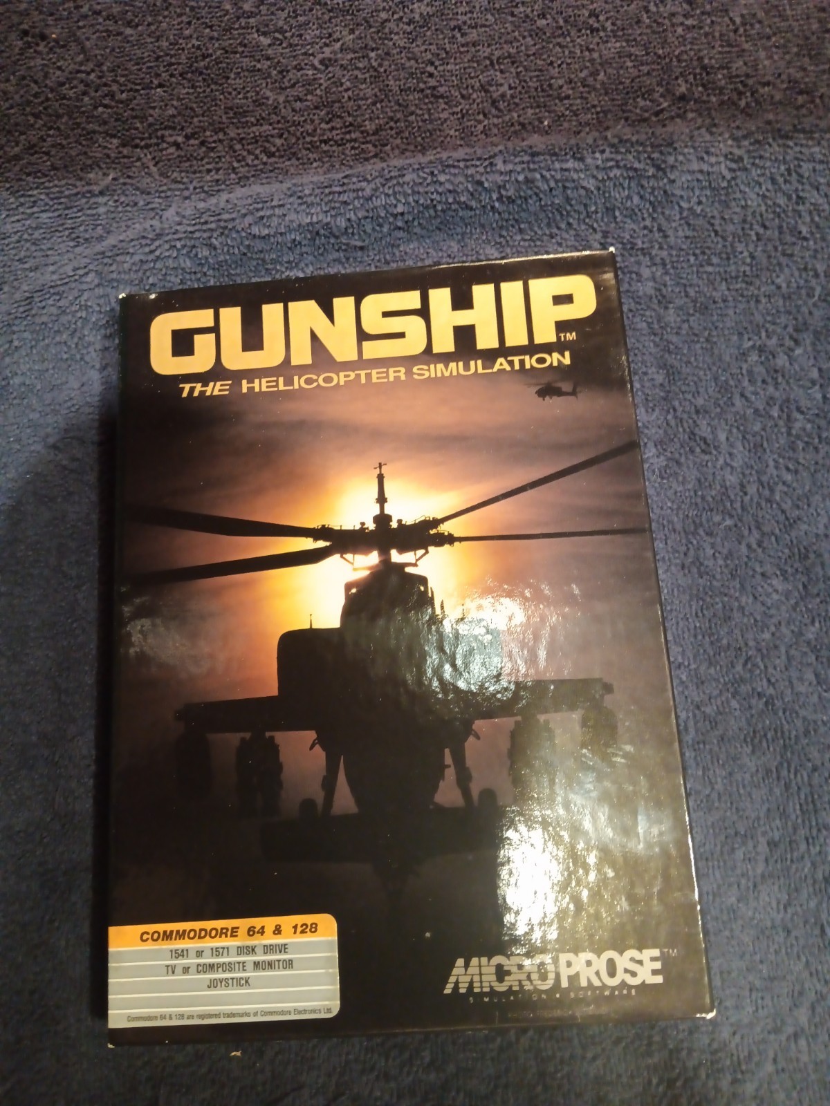 Gunship – Microprose – BigBox Commodore 128 And 64