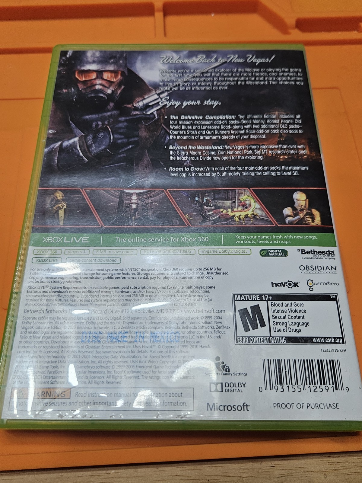 Fallout: New Vegas Ultimate Edition (Xbox 360) Complete, Tested and Works!