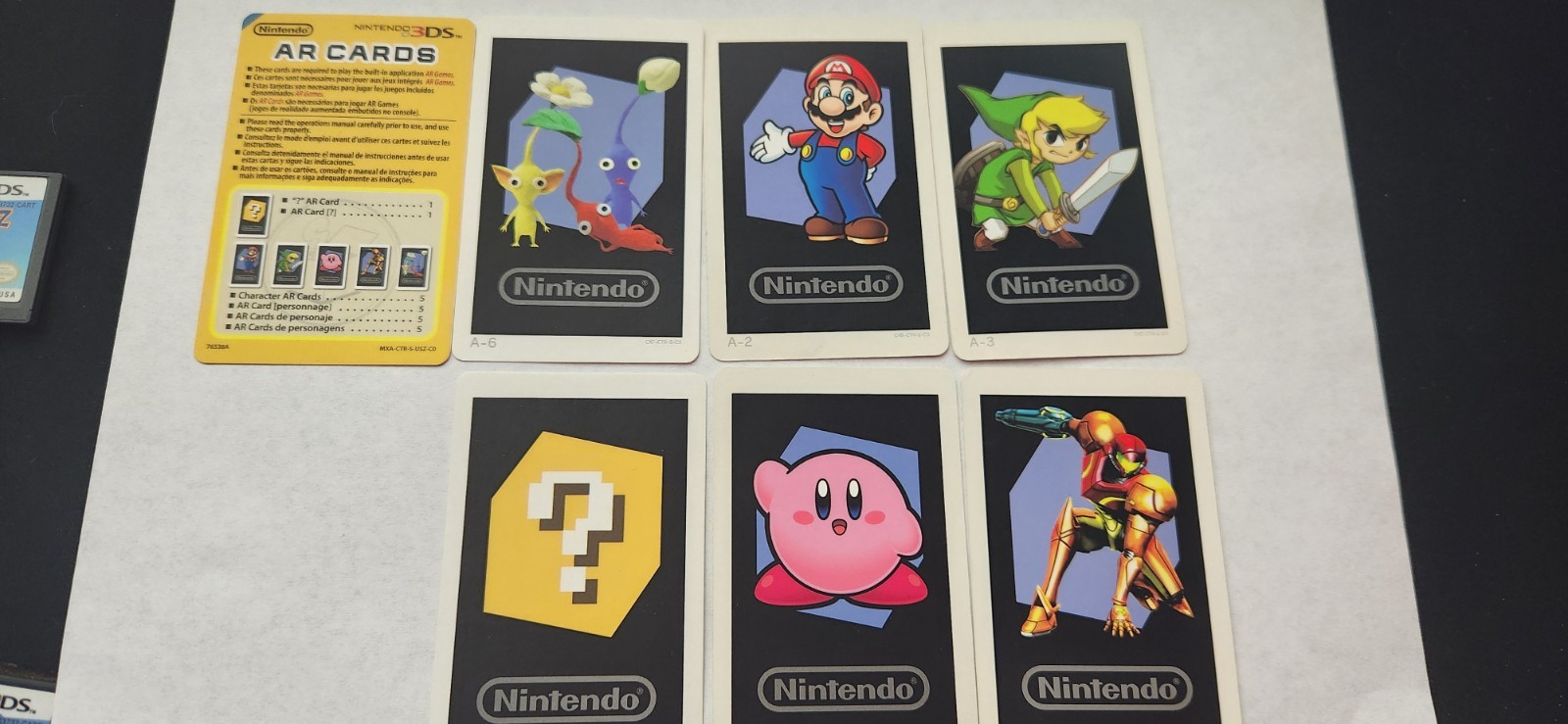 Nintendo 3DS: AR Cards (Pack of 6) Augmented Reality Cards Full Set