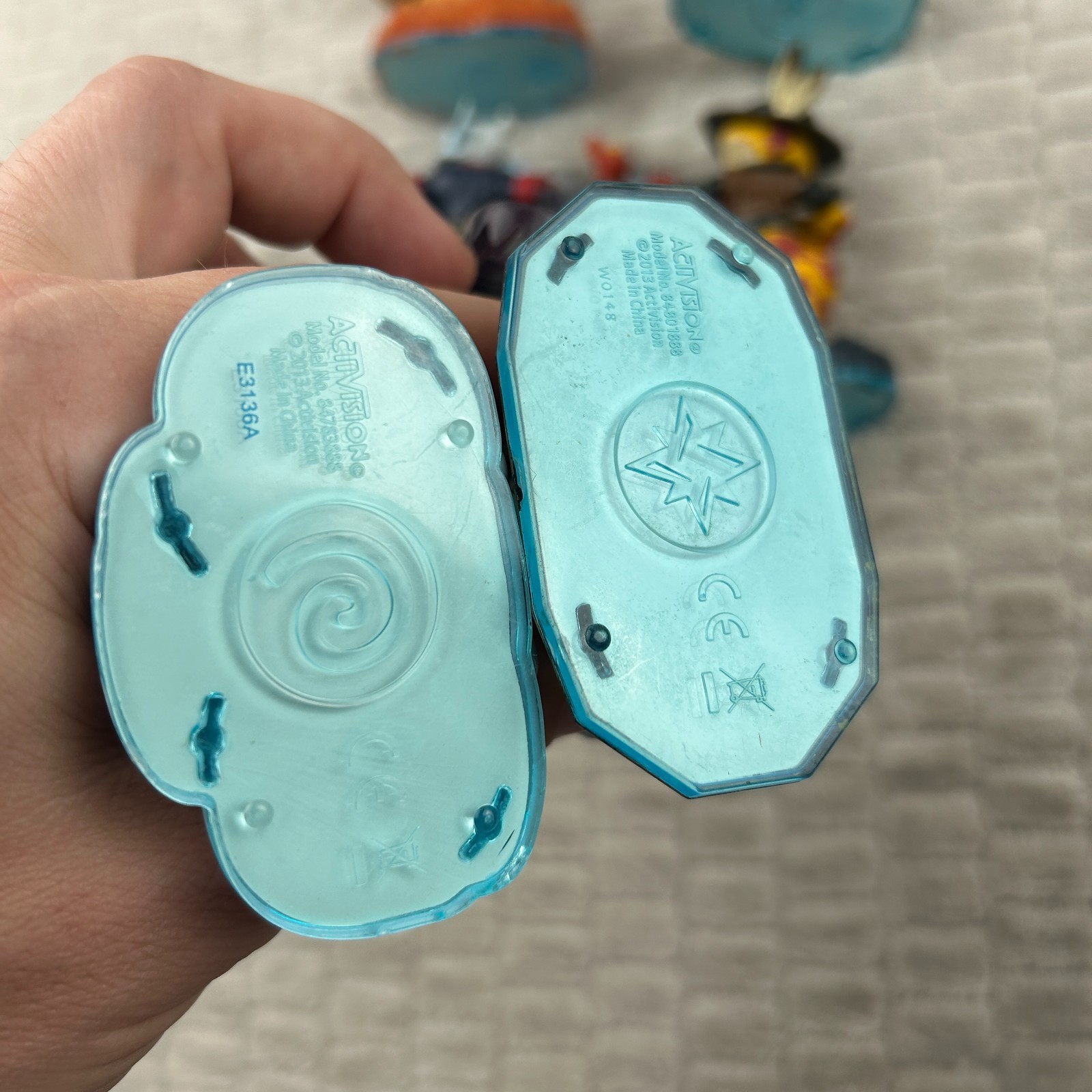 Skylanders Swap Force Lot Of 6 Blast Zone Grilla Drilla Night Shift Rattle Snake