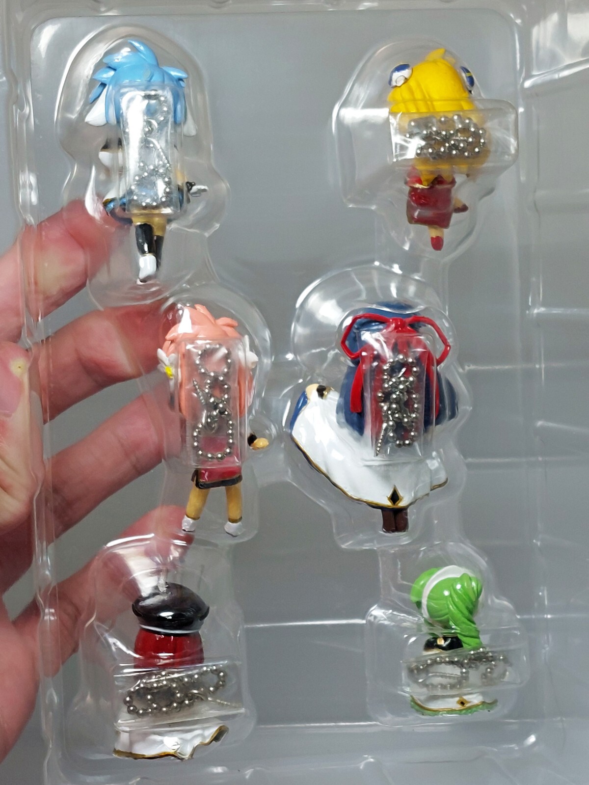 Galaxy Angel Eternal Love Bonus Figure Set w/Ballchain Mint Blancmanche