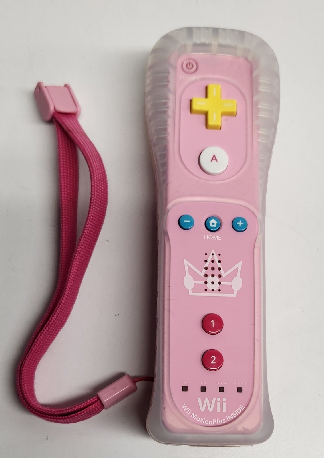 Nintendo Wii Motion Plus Remote Controller Pink Princess Peach Limited Edition