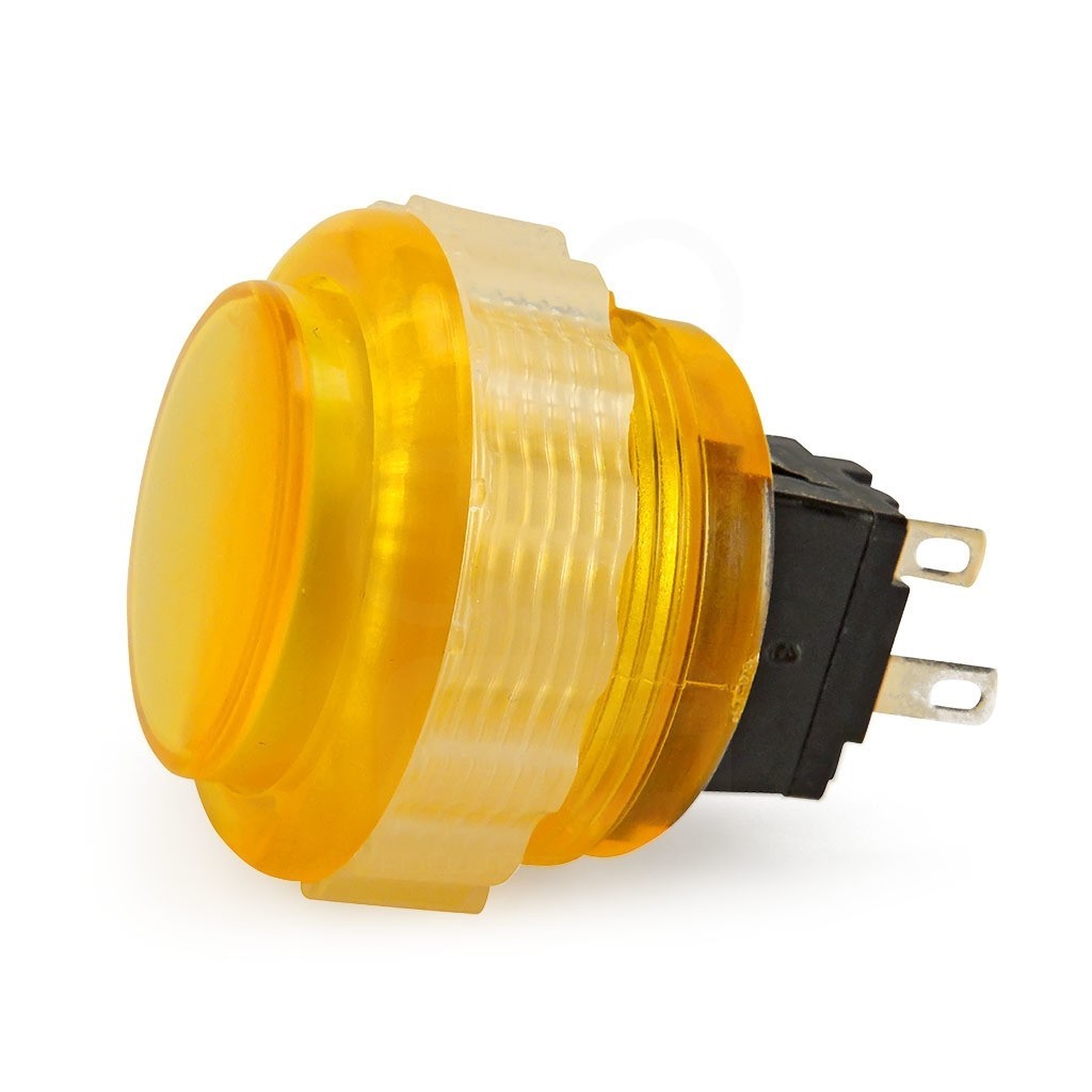 Seimitsu PS-14-DN-K 24mm Translucent Screw-In Arcade Button – Japanese Style