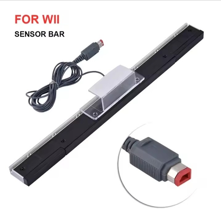 Wired Remote Motion Sensor Bar IR Infrared Ray Inductor For Nintendo Wii/Wii U