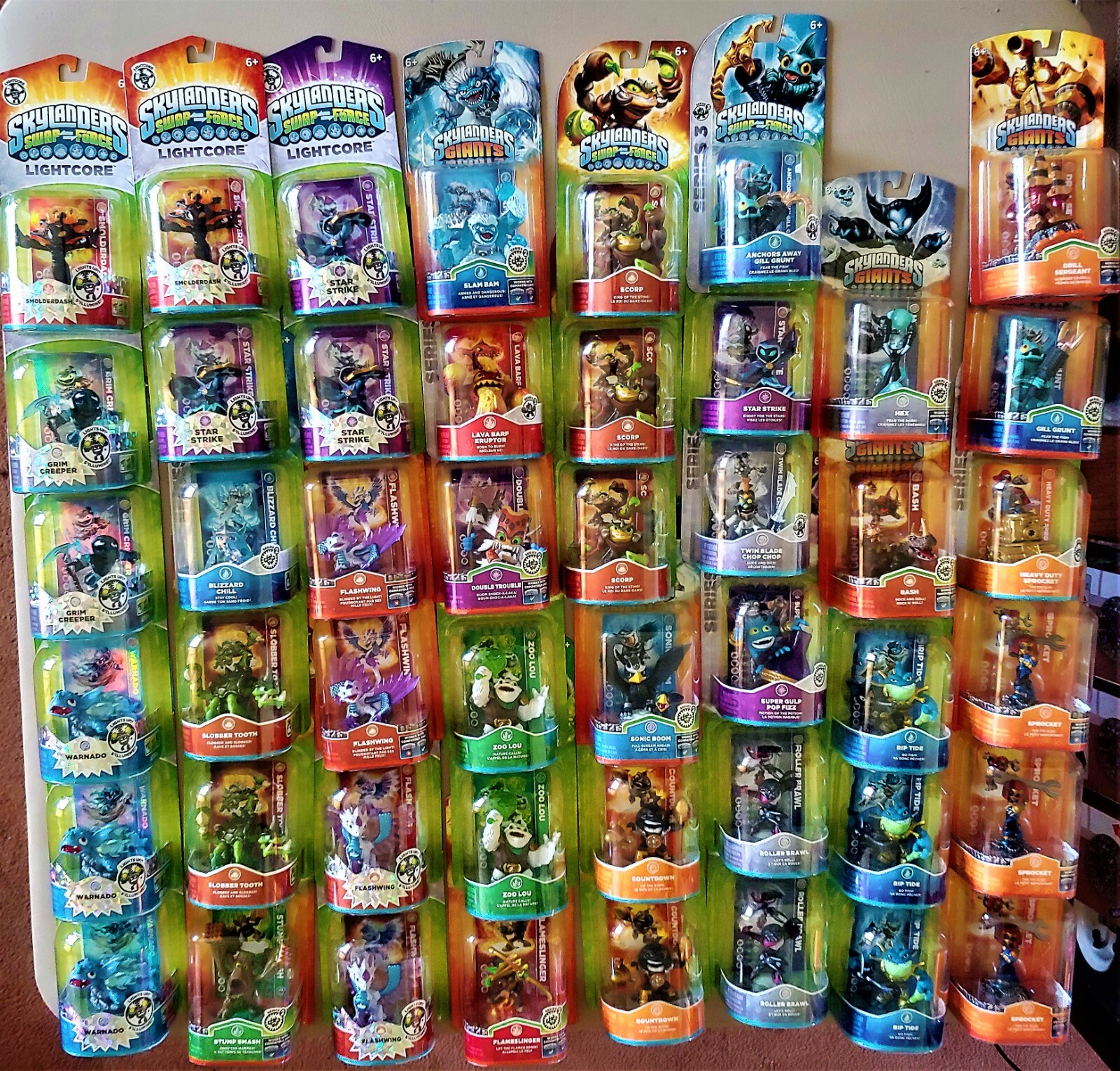 Skylanders SWAP Force, Lightcore, Giants, Series 2 & 3 Characters For Select New
