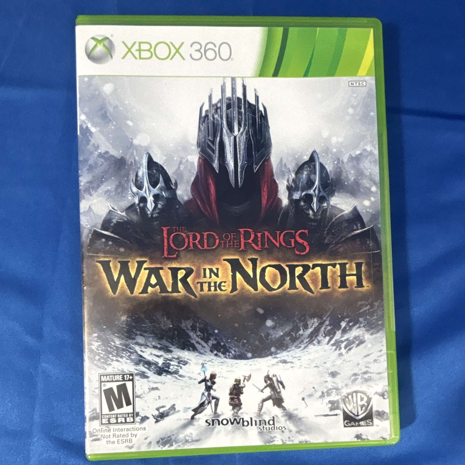 Warner Bros. Lord of the Rings: War in the North Xbox 360 M NTSC-U/C CIB Manual
