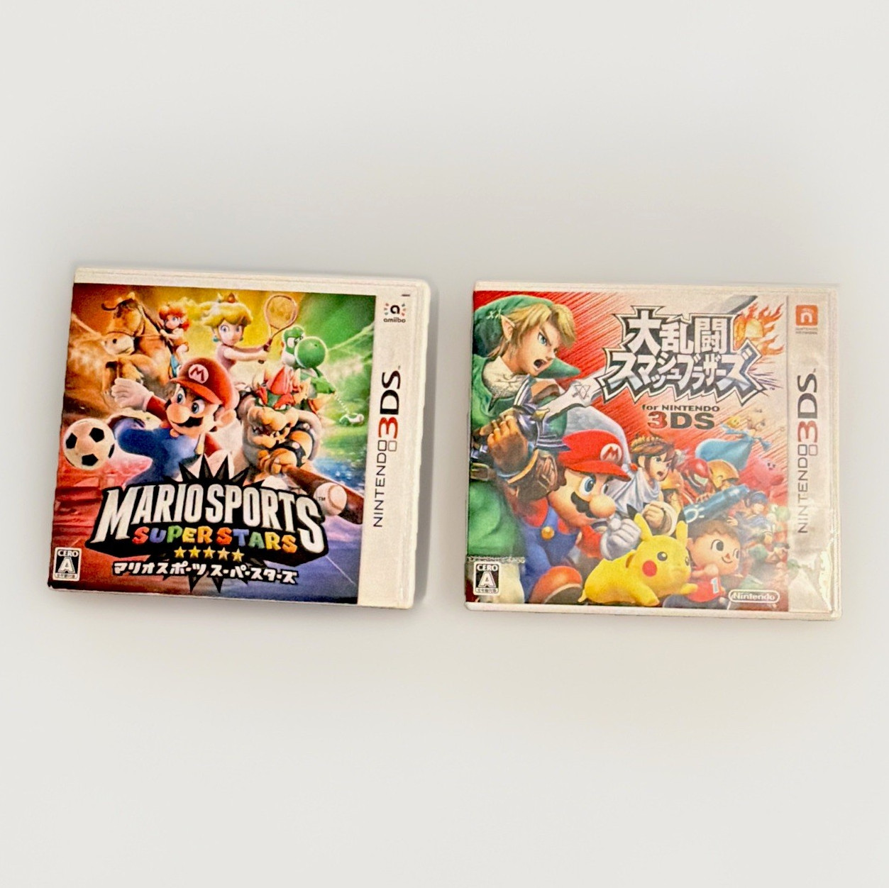 Nintendo Super Smash bros 3ds+ Mario Sports superstars 2017 NTSC-J CERO amiibo