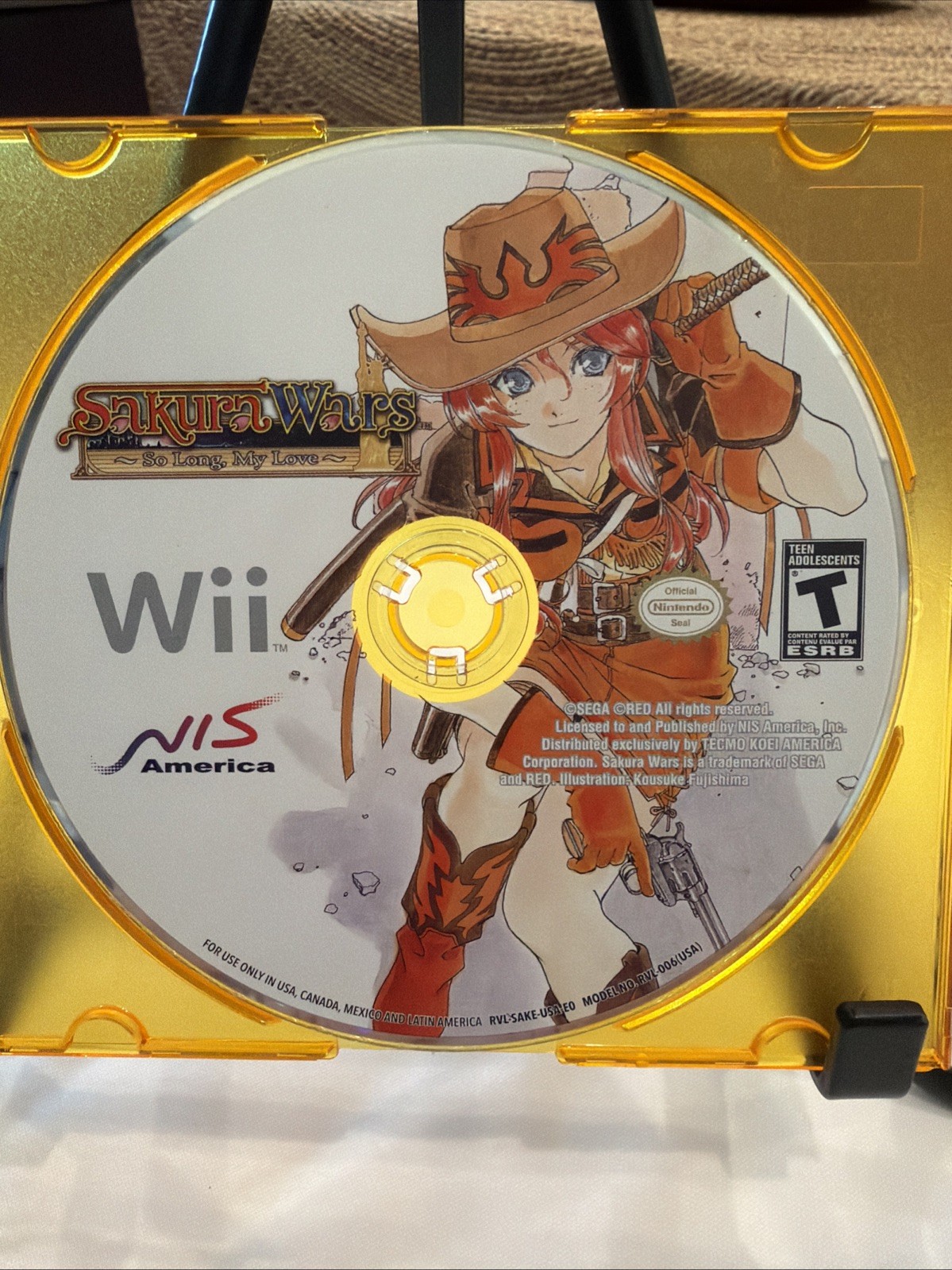 Sakura Wars: So Long, My Love (Nintendo Wii, 2010) RARE! Mint! Disc Only! Works!