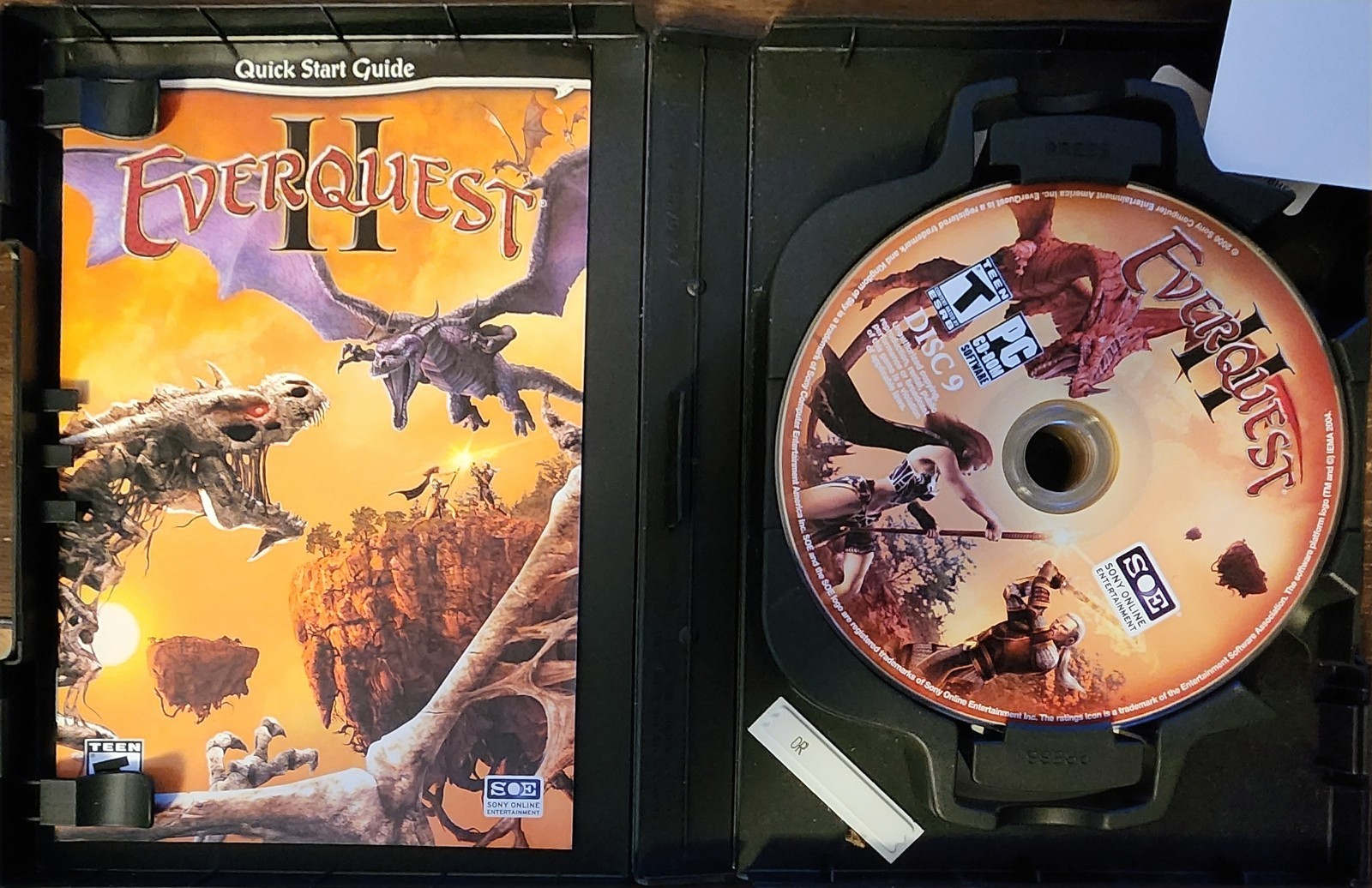 Everquest II. Map + Collectors Series Coin 3 59,479 INCLUDED!