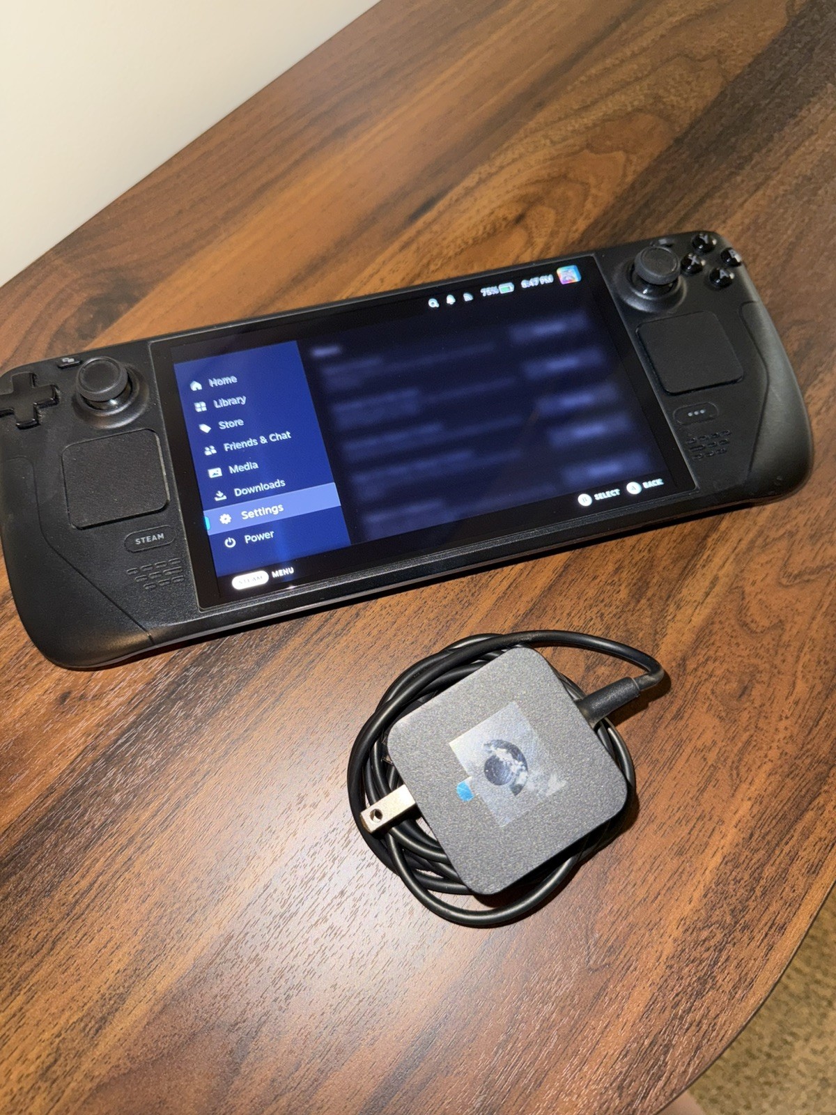 USED Valve Steam Deck OLED 512GB Black Handheld Console w. Original Accessories