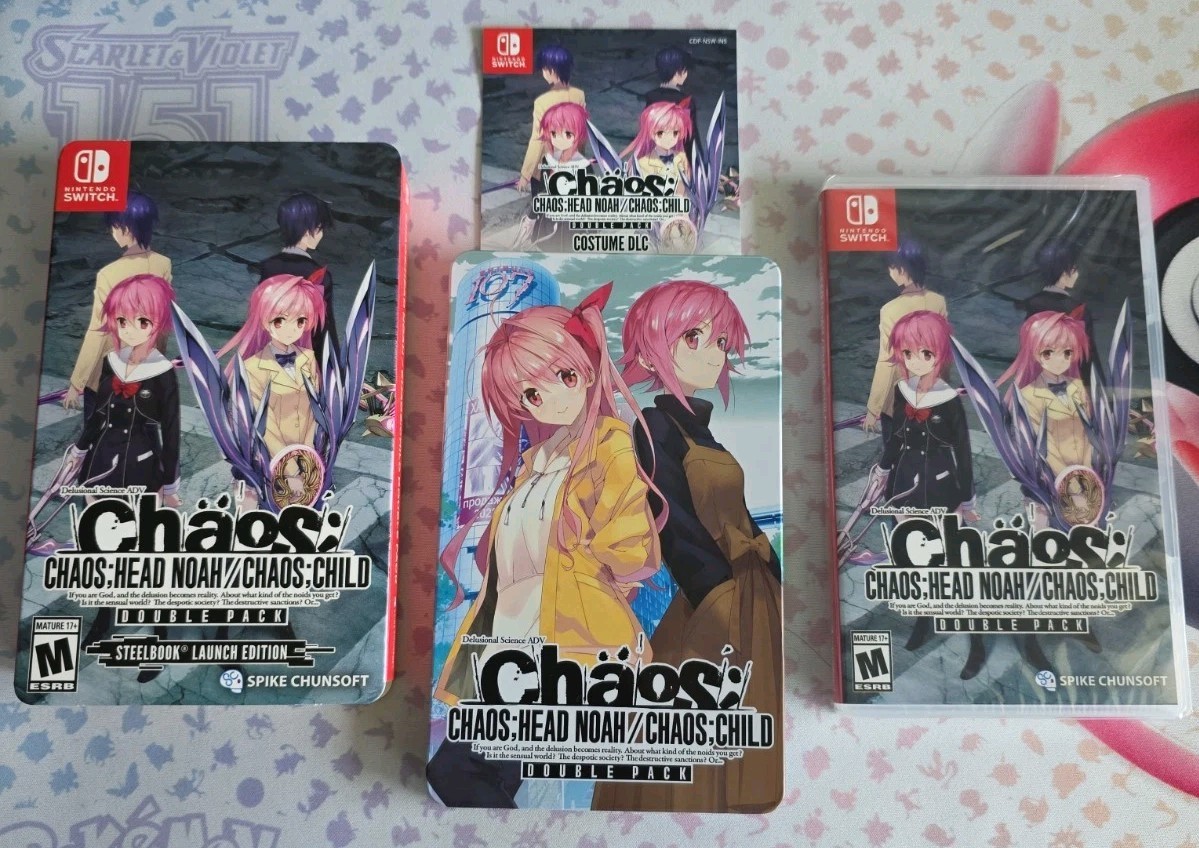 Chaos;Head Noah / Chaos;Child Double Pack – Steelbook Launch Edition (Switch)