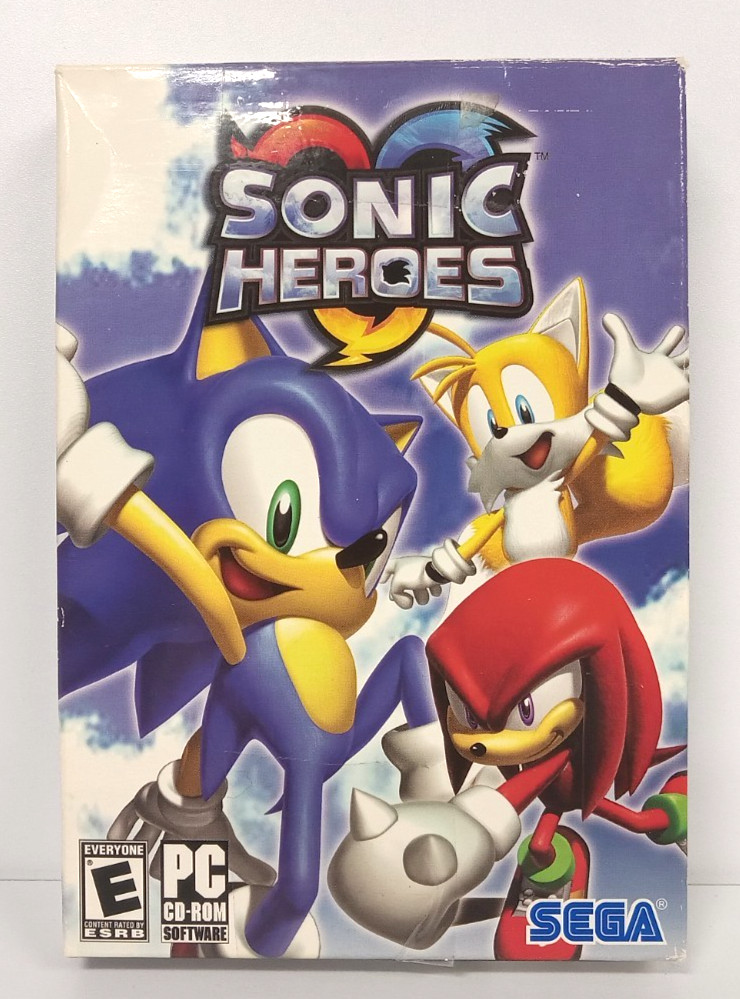 Sega Sonic Heroes (PC Game, 2004) – CIB Complete, Rare Big Box! – Free Ship!