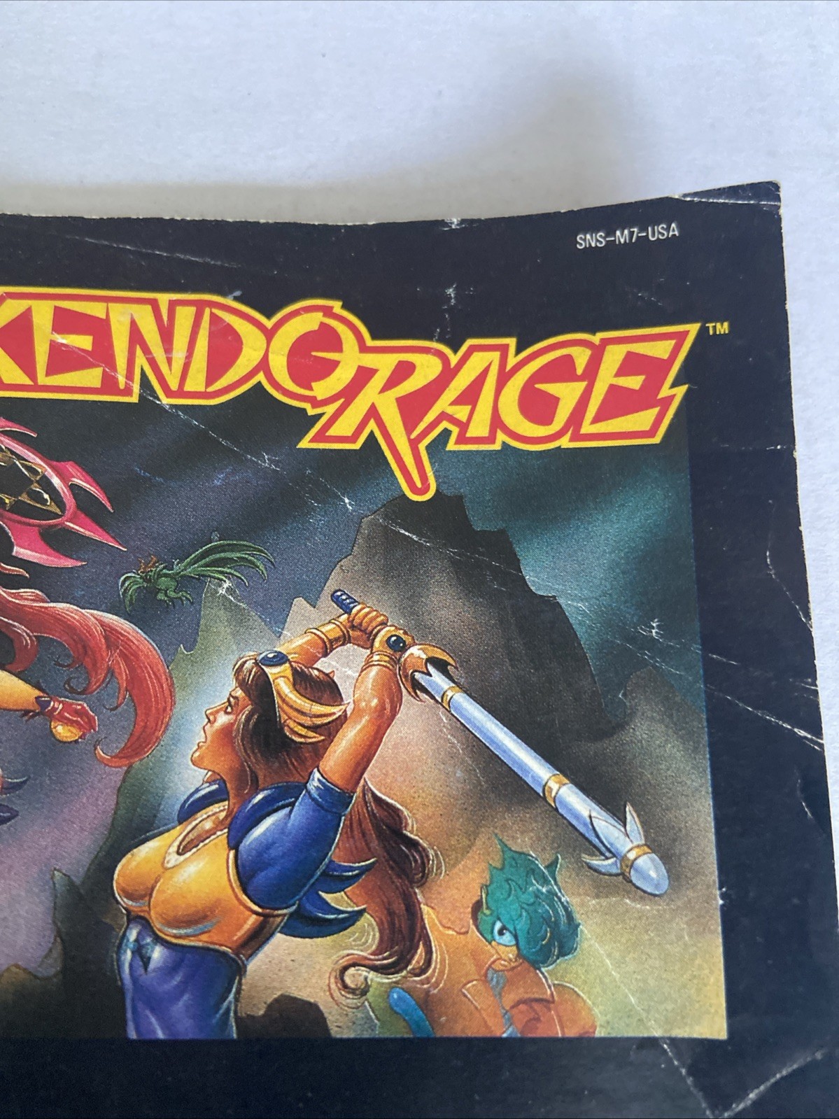 Kendo Rage SNES Instruction Manual ONLY