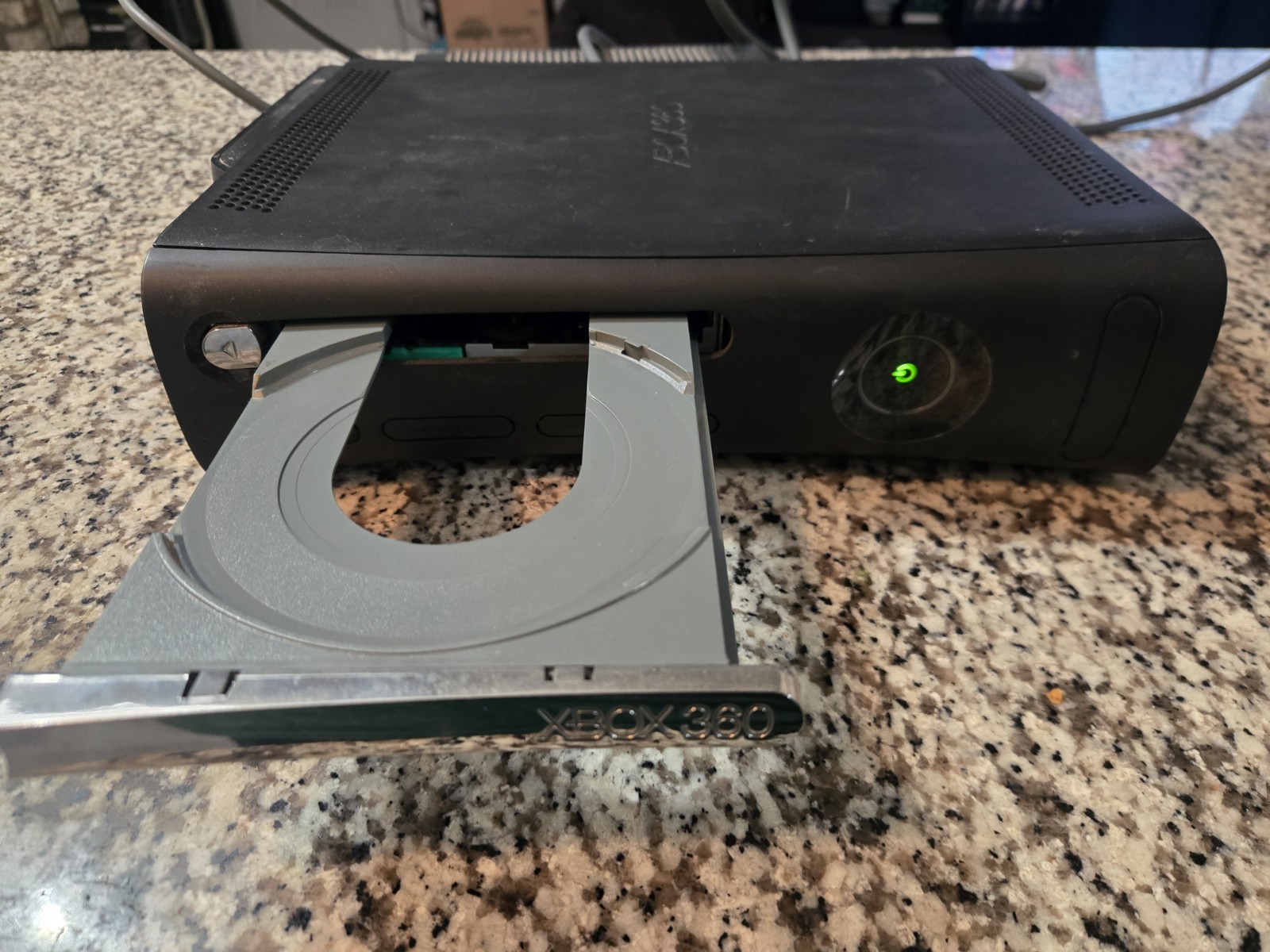 Microsoft Xbox 360 Elite 120GB Console – Black With Cords Tested Working