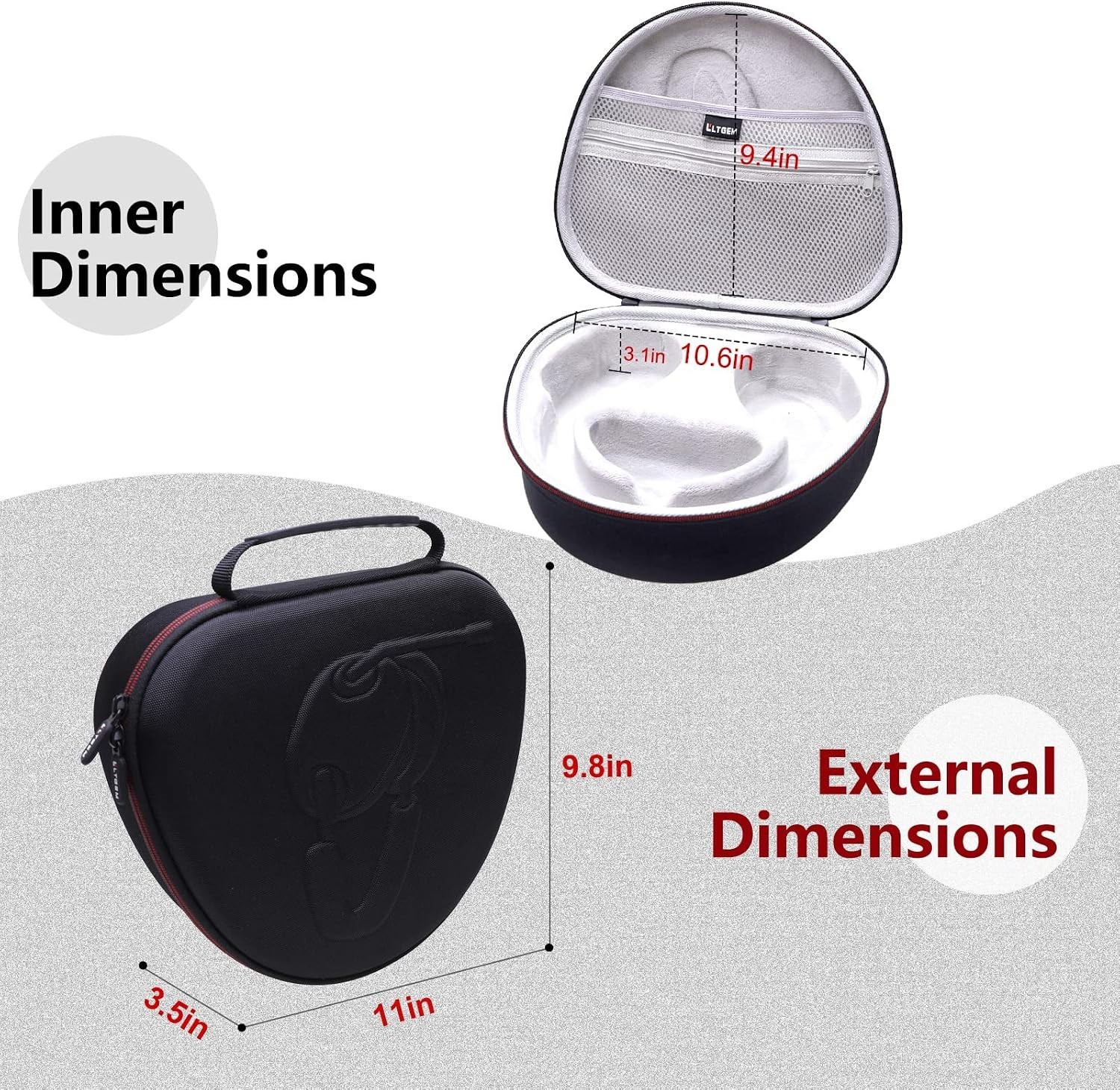 Shockproof and Stylish Hard Case for Sony INZONE Gaming Headsets – Travel Ready