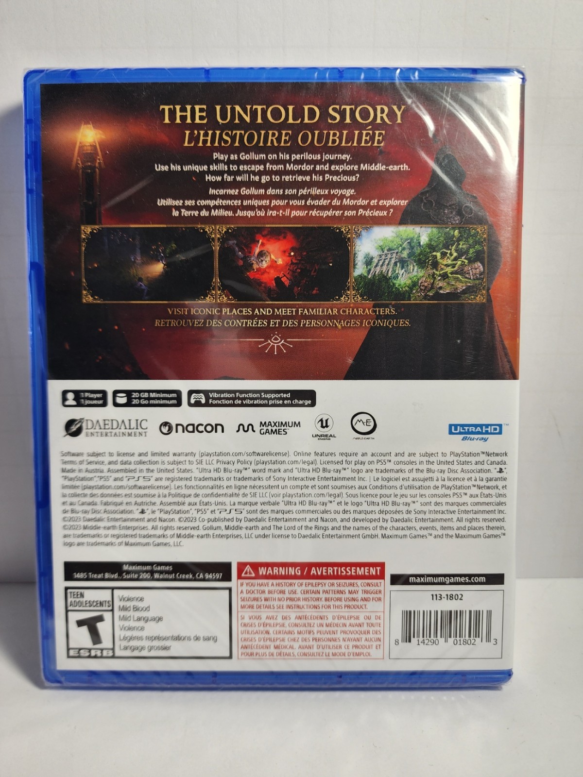 The Lord of the Rings: Gollum – Sony PlayStation 5