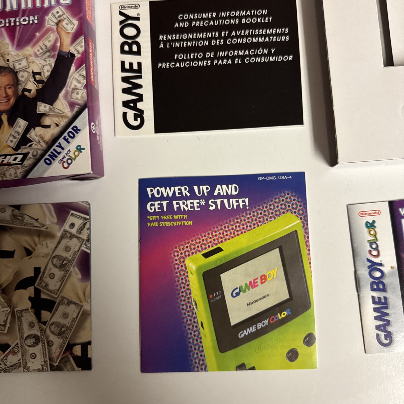 Who Wants to Be a Millionaire 2nd Edition – Nintendo Game Boy Color Complete