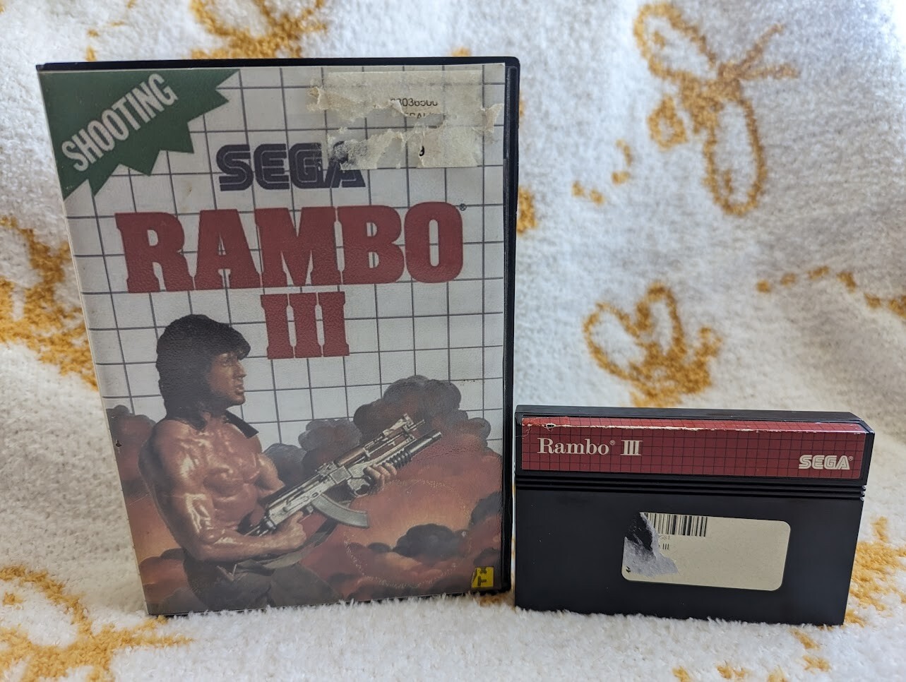 Rambo III 3 (Sega Master, 1988) Authentic Game Works Tested Original
