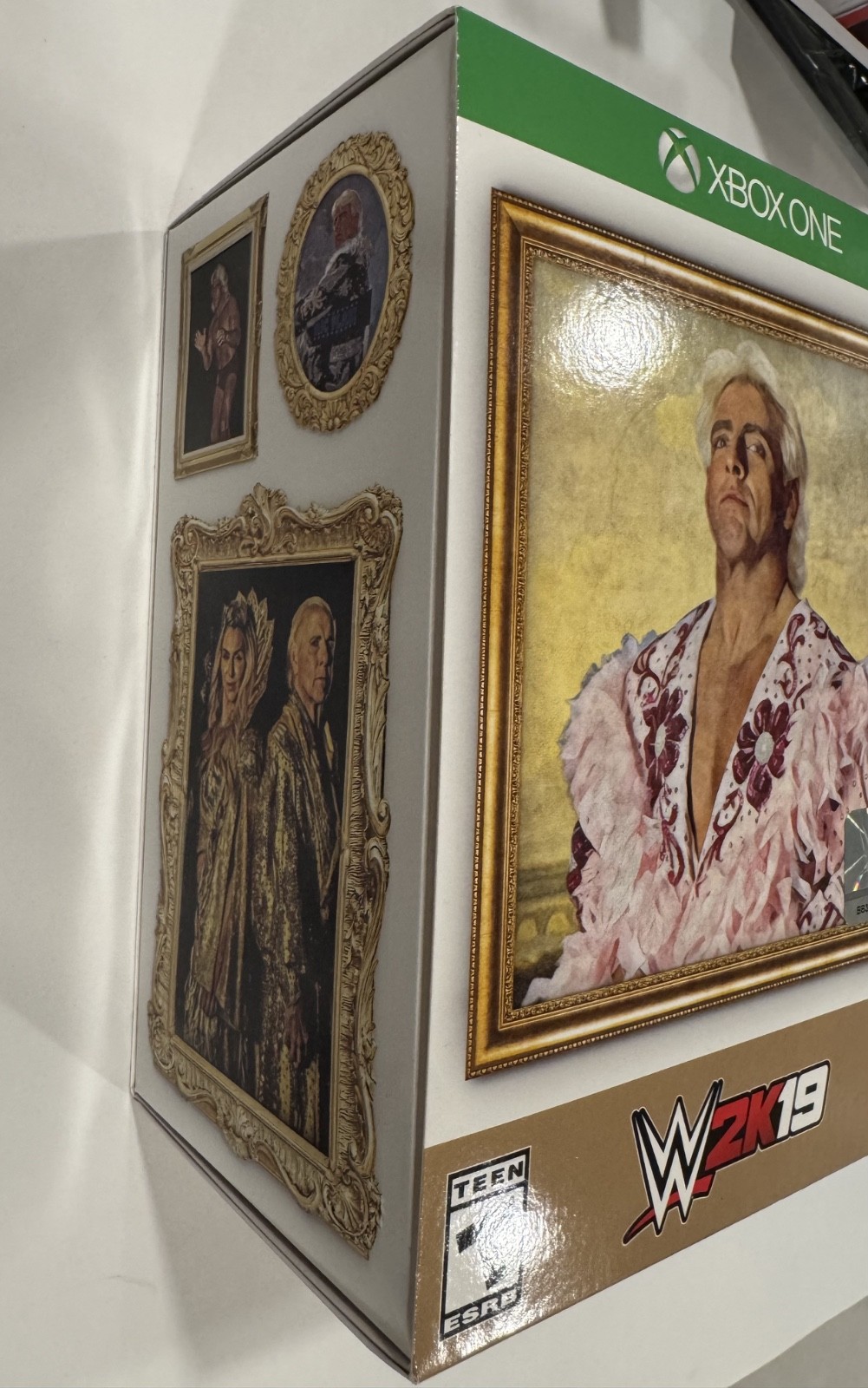 WWE 2K19 Ric Flair Wooooo! Edition Video Game Xbox One WWF Wrestling Funko Pop