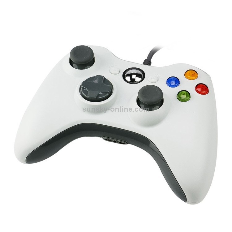 USB 2.0 Wired Controller Gamepad for XBOX360, Plug and Play, Cable Length