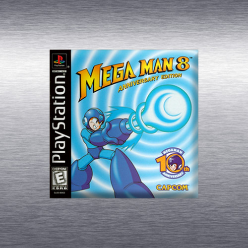 Mega Man 8, Video Game Box Art *PS1* High Quality Magnet