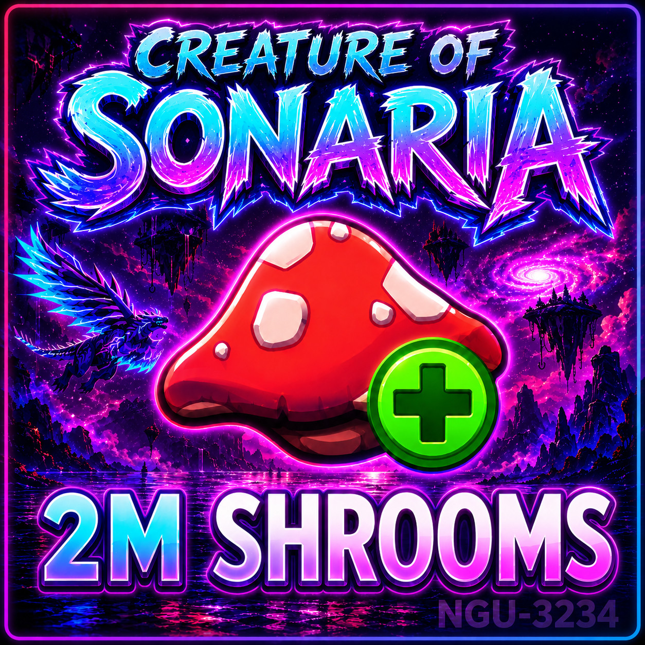 [💎] Creature of Sonaria | 2M Shroom | COS | Fast & Easy [💎]