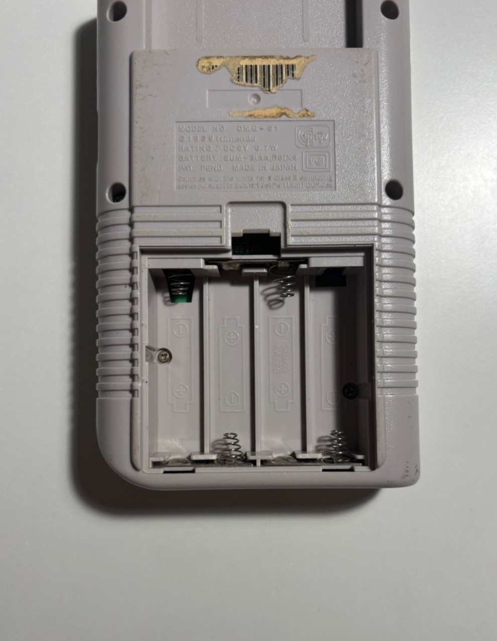 Nintendo Game Boy DMG 01 Original Gray Handheld Console Tested Works & Cleaned