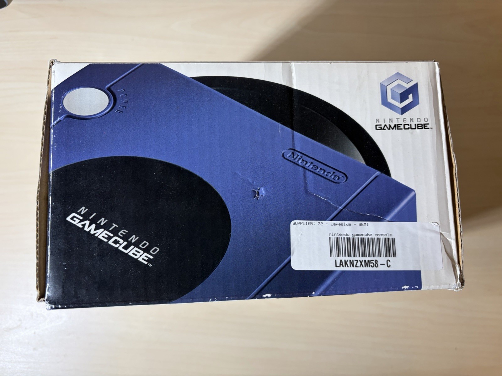 Nintendo GameCube Indigo Game Console DOL-001 NTSC Open Box