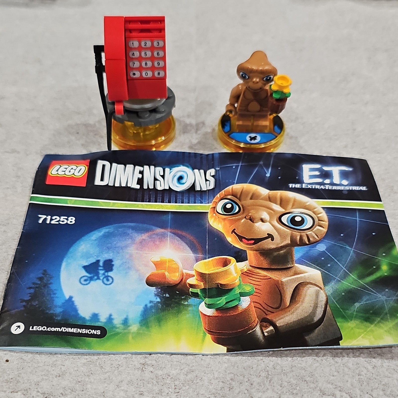 LEGO Dimensions E.T. Character Figure Pack (71258) Minifigure & Phone