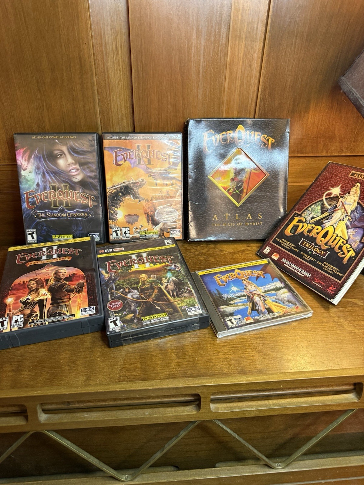 EverQuest 1 And EverQuest 2 Lot With EverQuest Atlas And EverQuest 2 Expansions