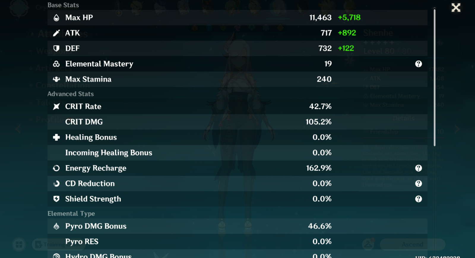 Genshin Impact AR 60 America – Arlecchino C1 – Hu Tao C1 – Emilie C1 – Linnea