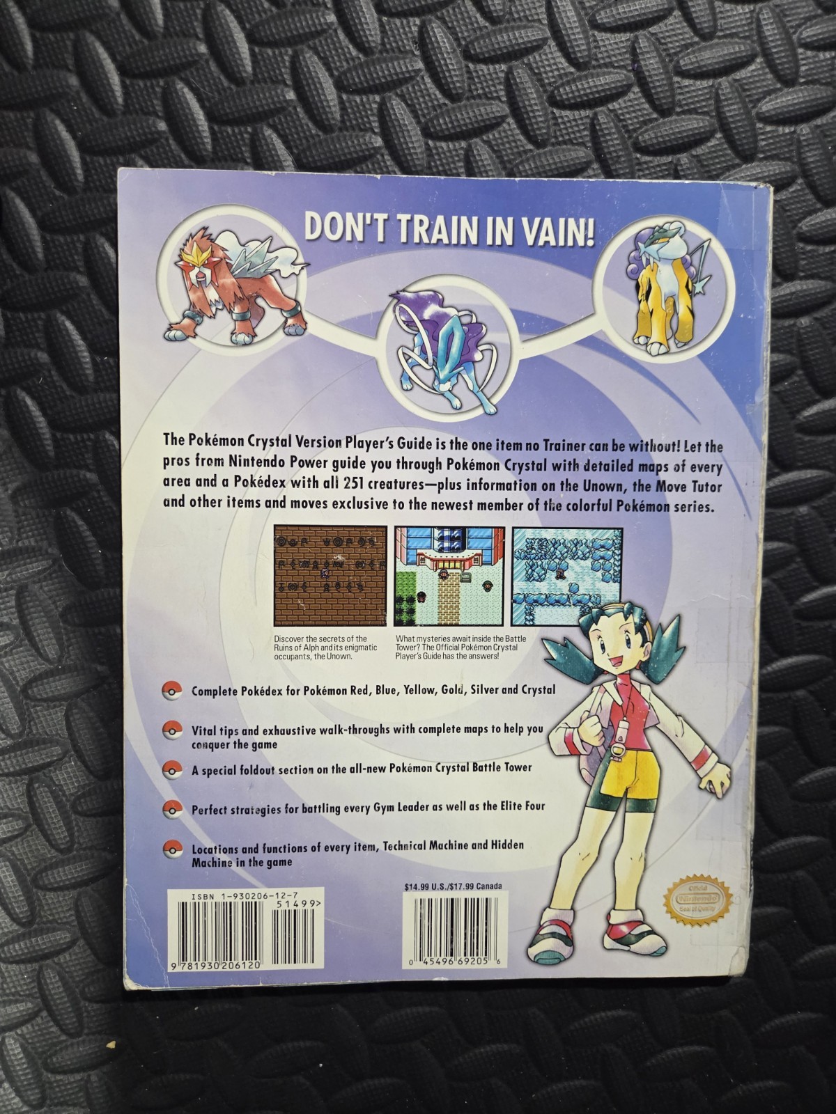 Nintendo Power Pokemon Crystal Strategy Guide with Battle Tower