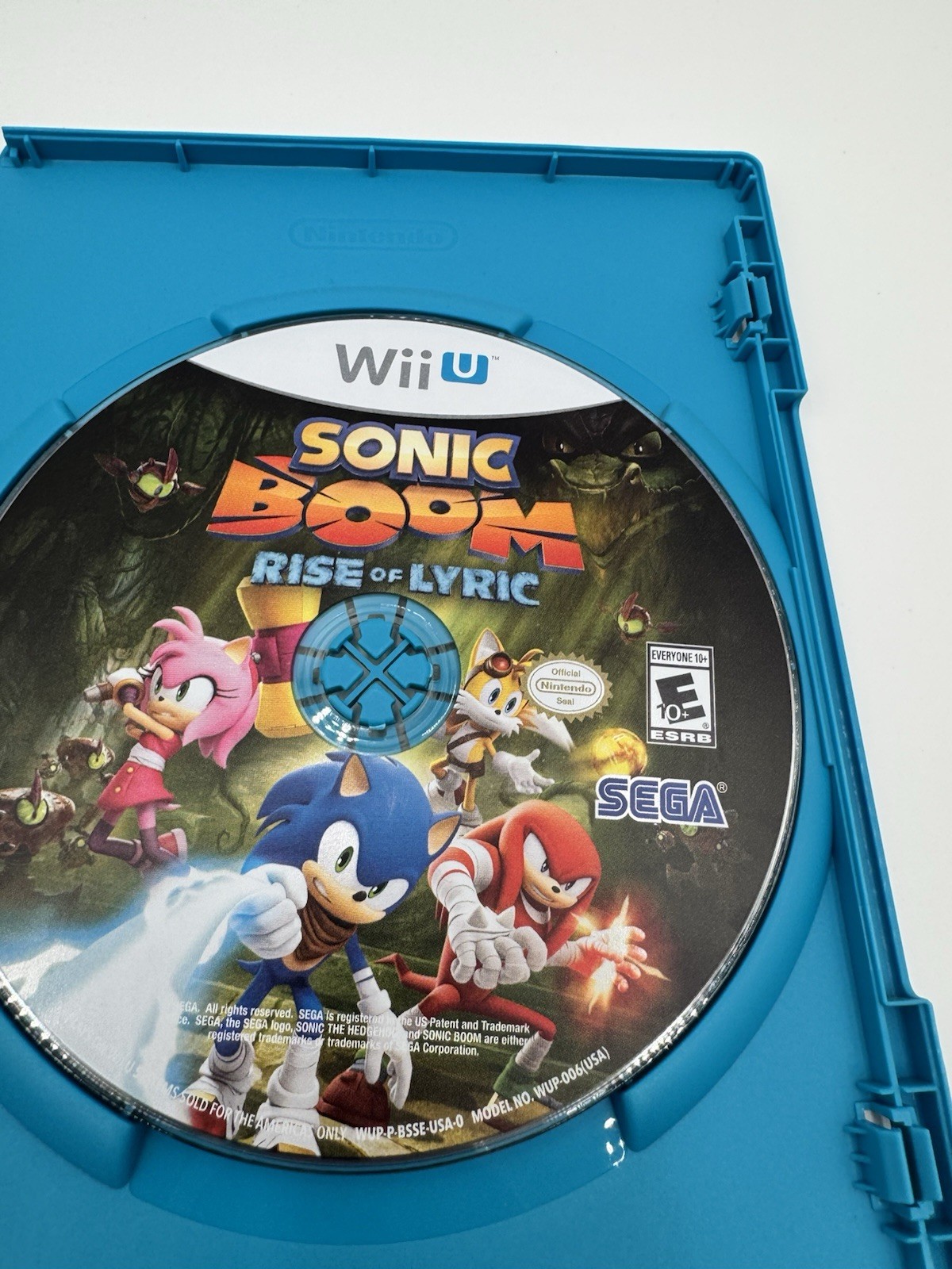 Sega Sonic Boom: Rise Of Lyric Nintendo Wii U Complete CIB