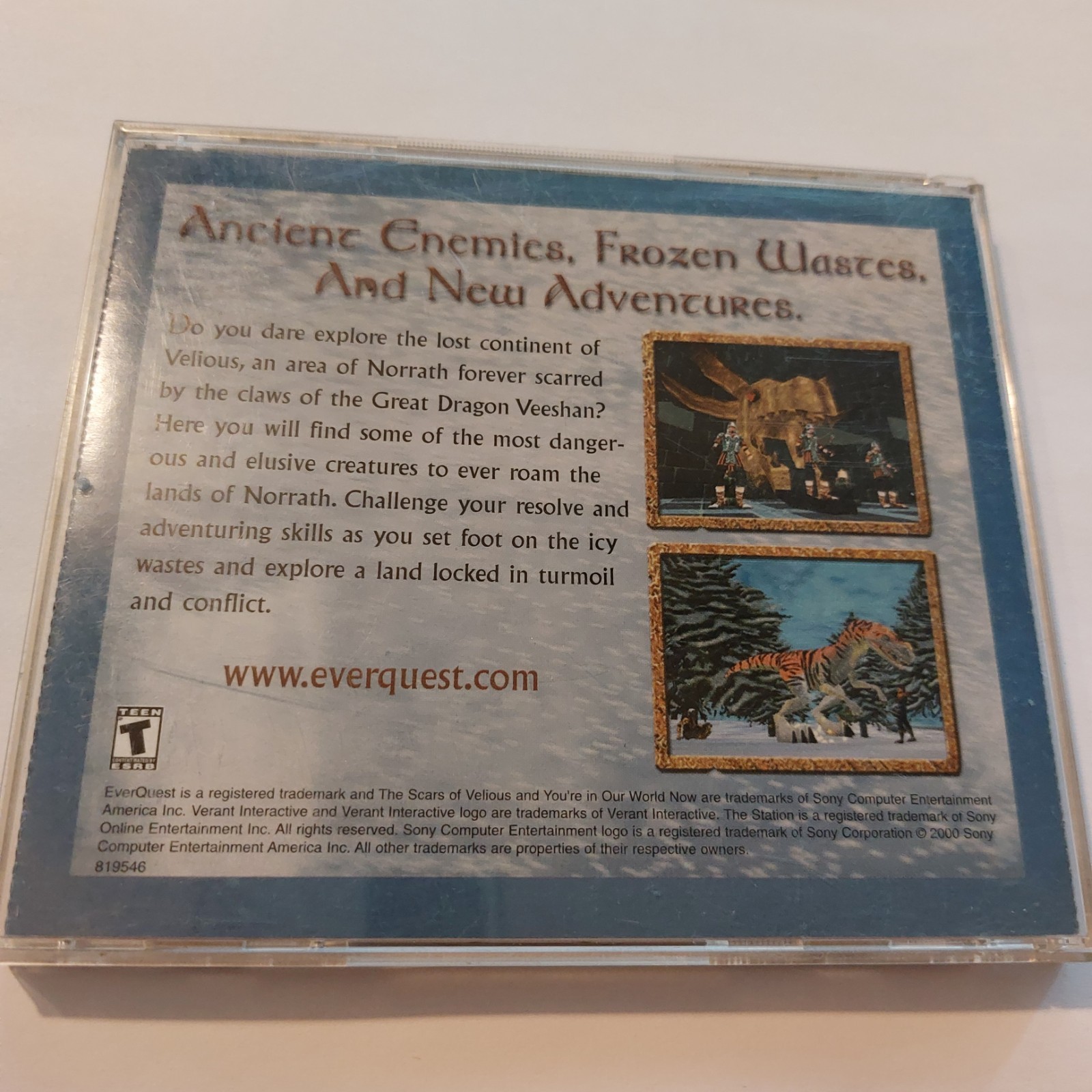 EverQuest: The Scars of Velious (Windows / PC, 2000) Tested and Clean with KEY