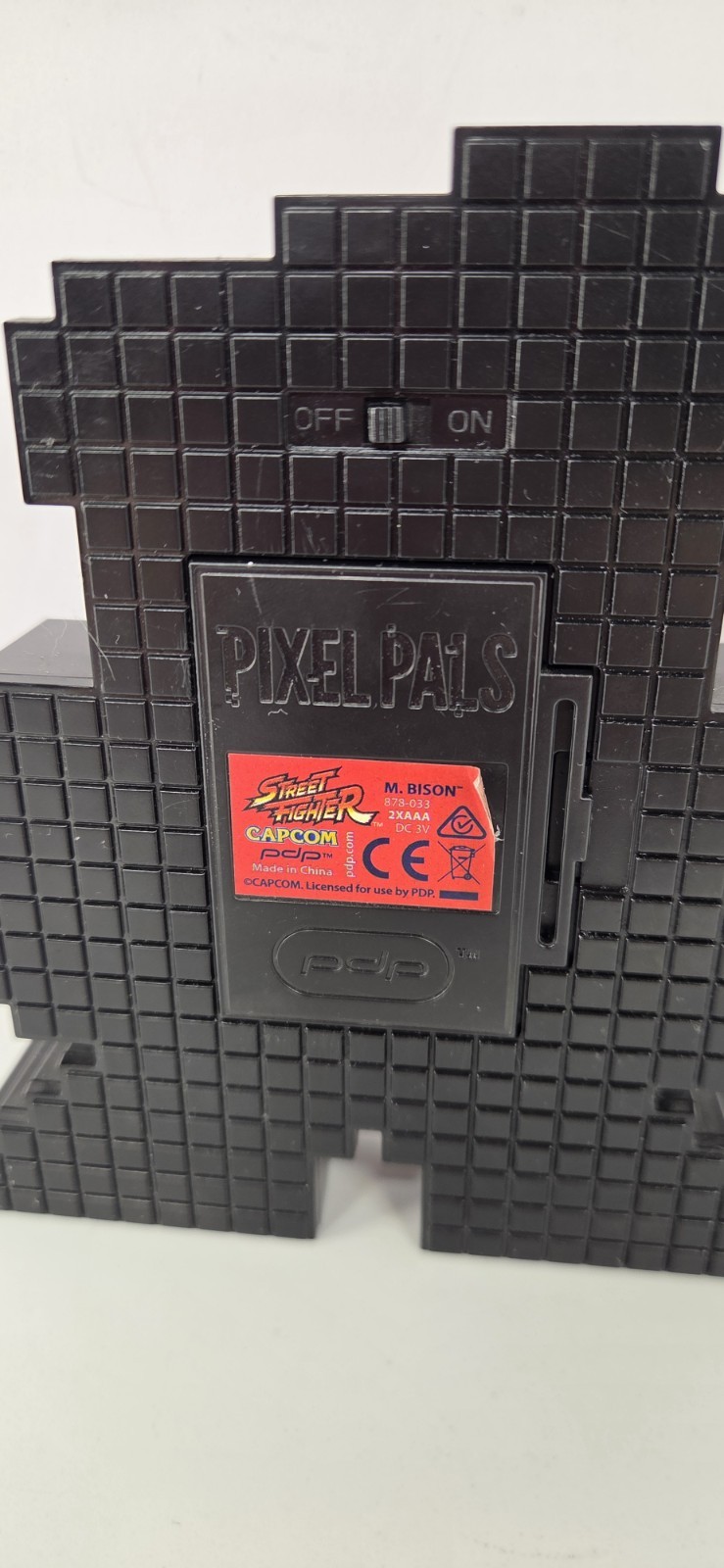 PDP Pixel Pals Street Fighter 30th Anniversary Light Up M. BISON #022 Tested –