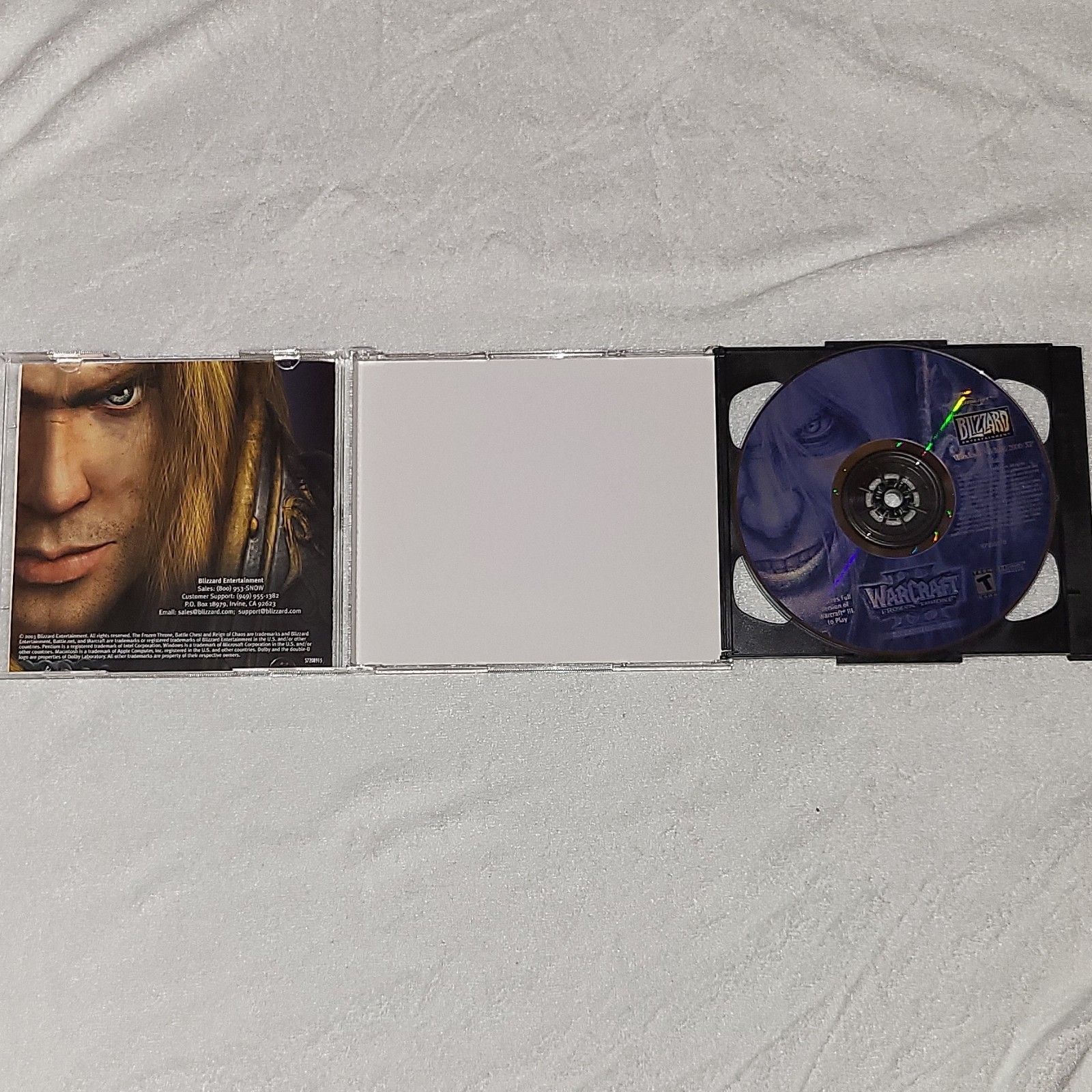 MINT Blizzard WarCraft III: Battle Chest – PC NTSC-U/C Manuals Expansion Pack
