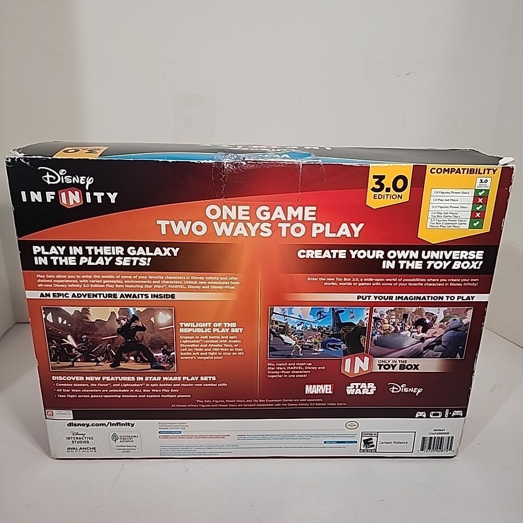 Nintendo WII U Disney Infinity STAR WARS 3.0 Starter Pack Game