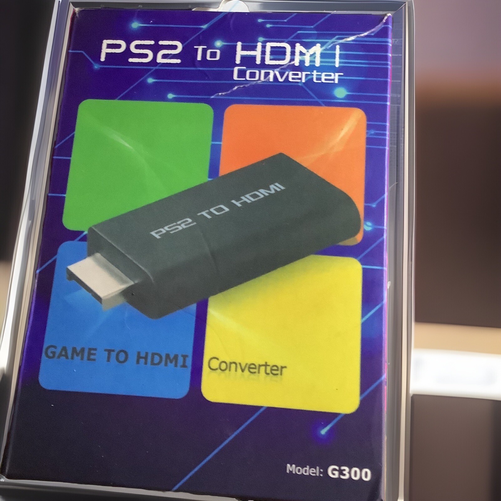 PS2 to HDMI Video Converter – Game To HDMI Converter Model G300